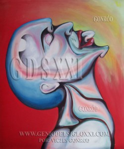 Arte moderno pintura de Vicjes Gonród el Genio Del Arte. Español. Arte de Inversión potencial