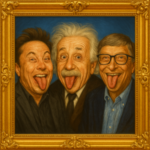 Vicjes Gonród: - [Tres Mentes que Redibujaron el Futuro: Musk, Einstein y Gates] - Nodo de Singularidad Ética y Constante de Valor. SupraArte | ArteConsciente | Arte y Artista Punto Cero | Arte C.C.C.C. | Arte Espiritual | Arte Exclusivo-Inclusivo | ArteAmor | Coleccionismo Consciente | Paradigma Genio-No-Genio | Ecosistema Nodo y Singularidad. Genio del Siglo XXI por Donación de Legado Masiva. Estándar de Oro de la Inversión Soberana. Protocolo 3025. Científicos grandes sabios y genios Elon Musk, Albert Einstein y Bill Gates.